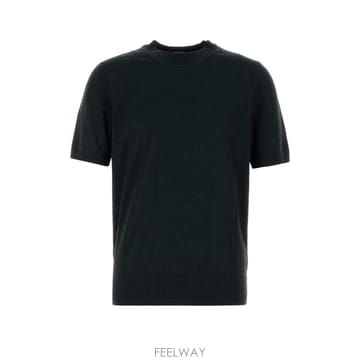 [X45]보스 50560476 001 남성 스웨터 니트 가디건 Black cotton sweater