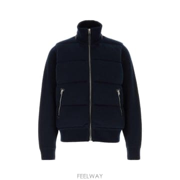 [X45]톰포드 KZY016YMW155 UCT 남성 스웨터 니트 가디건 Navy blue wool cardi