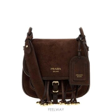 PRADA [X45]����� 1BD412VOOU2C4S F0003 ���� ũ�ν��� ����� �̴Ϲ� ž�ڵ�� Brown sue[X45]����� 1BD412VOOU2C4S F0003 ���� ũ�ν��� ����� 
