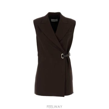 [X45]SPORTMAX 2622286011600 002 여성 자켓 베스트 다운베스트 질렛 Brown str