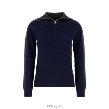 [X45]메종마르지엘라 S62HA0109M13343 962 여성 스웨터 니트 가디건 Navy blue woo