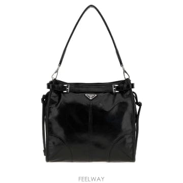PRADA [X45]����� 2VH2162CYR F0002 ���� ��Ʈ�� ���۹� ũ�ν��� Black leather Prad[X45]����� 2VH2162CYR F0002 ���� ��Ʈ�� ���۹� ũ�ν�