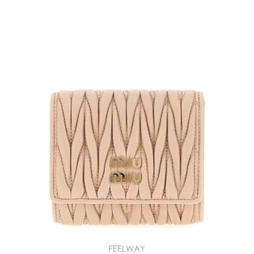 Miu Miu [X45]�̿�̿� 5MH033AFPP F0236 ���� ���� ������ ������ ī������ Light pink lea[X45]�̿�̿� 5MH033AFPP F0236 ���� ���� ������ ������
