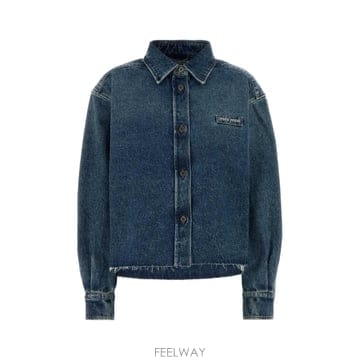 Miu Miu [X45]�̿�̿� GWC132SOOO192U F0008 ���� ���� ���� ����콺 Denim shirt[X45]�̿�̿� GWC132SOOO192U F0008 ���� ���� ���� ����