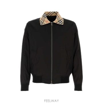 Burberry [X45]������ 8129696 A1189 ���� �������� ���� ĳ�־����� Black cotton jacket[X45]������ 8129696 A1189 ���� �������� ���� ĳ�־���
