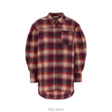 GANNI [X45]���� A1040415 266 ���� ���� ���� ����콺 Embroidered flannel overs[X45]���� A1040415 266 ���� ���� ���� ����콺 Embroid