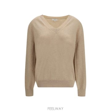 [K68]말로 DXB165F1C02 E3638 여성 니트 스웨터 가디건 Cashmere V neck Swea