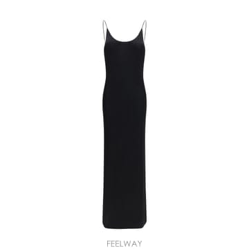 Saint Laurent [K68]���ζ� 876792Y38DS 1000 ���� ���ǽ� �� �̵� �̴� �巹�� Backless knit D[K68]���ζ� 876792Y38DS 1000 ���� ���ǽ� �� �̵� �̴� 