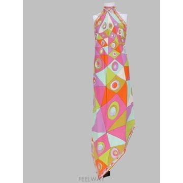 PUCCI ABITO IN TWILL DI SETA 6HRH066H831051 TP576811781