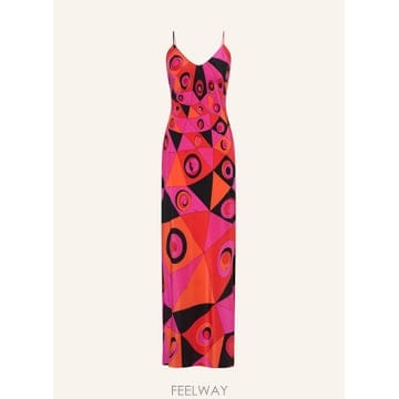 PUCCI 실크 드레스 100311216618700 TP575927666