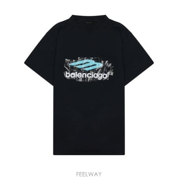 26 S/S 발렌시아가 티셔츠 WITH 로고 850345_TTVT43 B0041966343