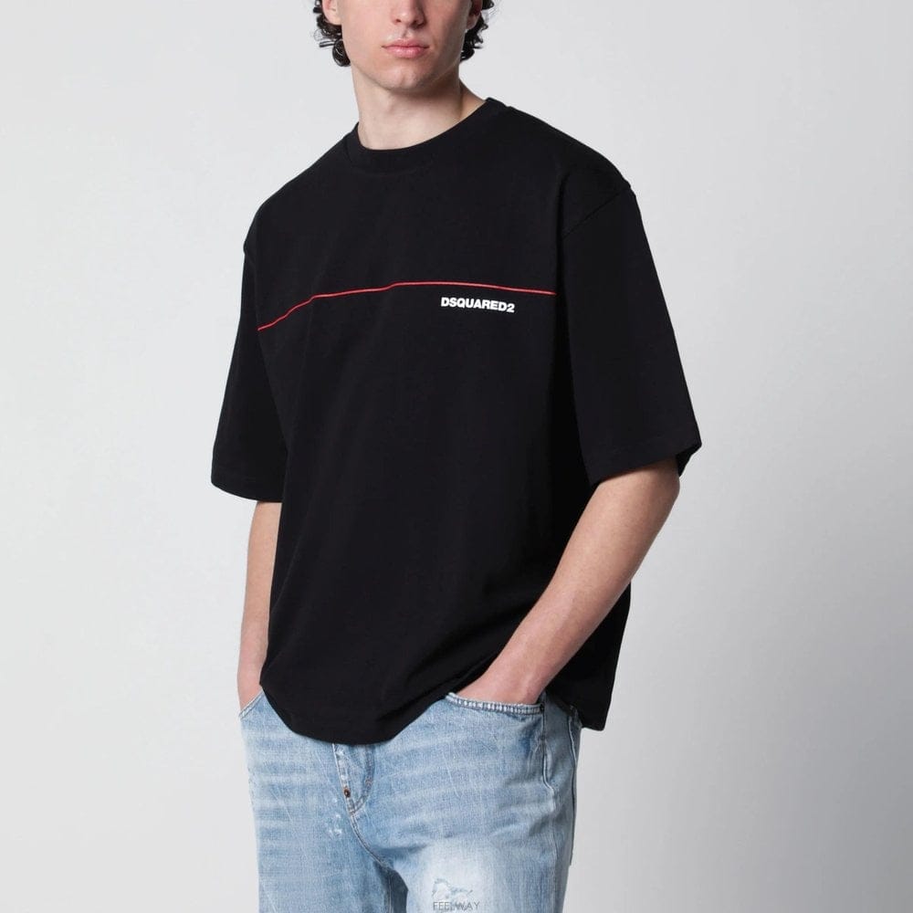 Dsquared2 26 S/S �������2 ���� TAGS LOOSEFIT ��ư Ƽ����  B005199765826 S/S �������2 ���� TAGS LOOSEFIT ��ư Ƽ����  B00