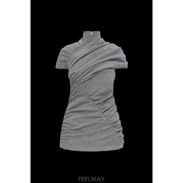 26SS Balmain Draped 탑 FF0ALB05JL179AD TP571837905