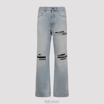 Amiri 26SS AMIRI Amiri Mx1 Straight Flare Jeans AMBMJE1026MIST TP526SS AMIRI Amiri Mx1 Straight Flare Jeans AMBMJE1026MI