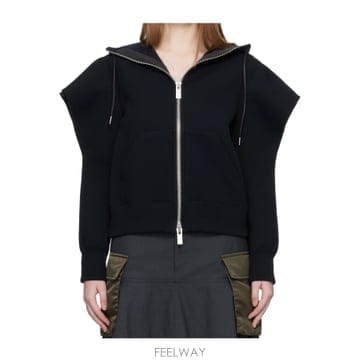 26SS Sacai 코튼 Blend 후드티 2608345001 TP570710980
