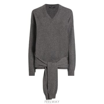 26SS 돌체앤가바나 스웨터 with 타이 detail FXY21ZJBW0QN5822 TP577477682