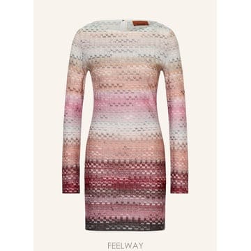 MISSONI Sheath 드레스 with glitter thread 100298287318500 TP575