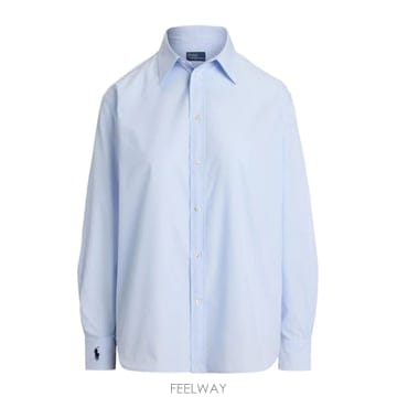 폴로 랄프 로렌 Embroidered 커프스 셔츠 211968220002 TP572125927