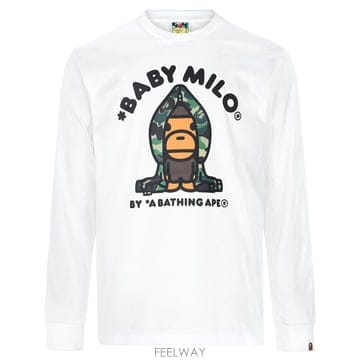 Bape ������ 26SS ȭ��Ʈ �׸� ABC ī�� ���Ϸ� �ĵ� ���� Ƽ���� 002LTM301011M WHITE GRE������ 26SS ȭ��Ʈ �׸� ABC ī�� ���Ϸ� �ĵ� ���� Ƽ��