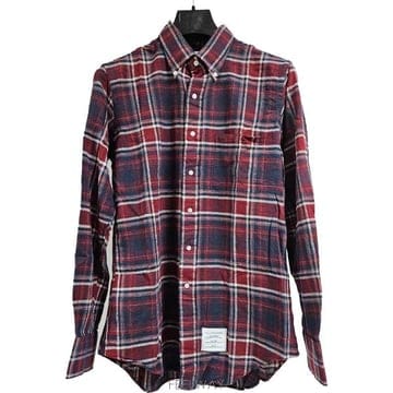 Thom Browne ����� ������ �� ��ġ ��ư�ٿ� �ö��� üũ ���� ��������� ������ �� ��ġ ��ư�ٿ� �ö��� üũ ���� ��