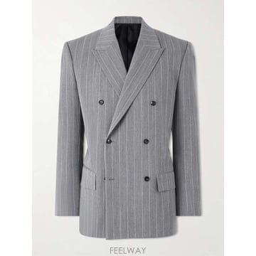 26 S/S 보테가 베네타 핀스트라이프 울 블레이저 862216V6E B0081966363