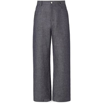 FENDI 26SS Fendi Jeans straight Fendi in ���� di cotone FLP345AYUCF026SS Fendi Jeans straight Fendi in ���� di cotone FLP3