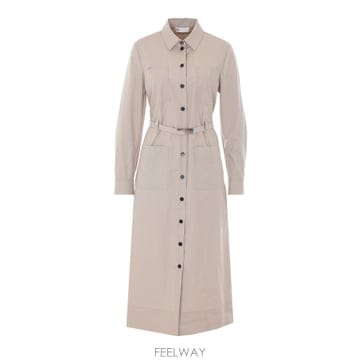 Tory Burch 26SS �丮��ġ Cappuccino stretch poplin ���� �巹�� 177537253 TP5733326SS �丮��ġ Cappuccino stretch poplin ���� �巹�� 17