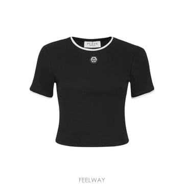 Philipp Plein 26 FW �ʸ��÷��� �ΰ� ��ġ Ƽ���� PAECWTK3696PJY002N TP44606103026 FW �ʸ��÷��� �ΰ� ��ġ Ƽ���� PAECWTK3696PJY002N T