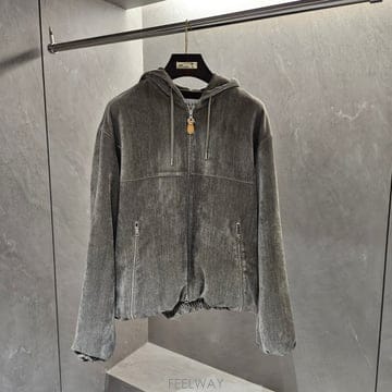 솔리드옴므 벨벳 데님 신상 후드집업자켓