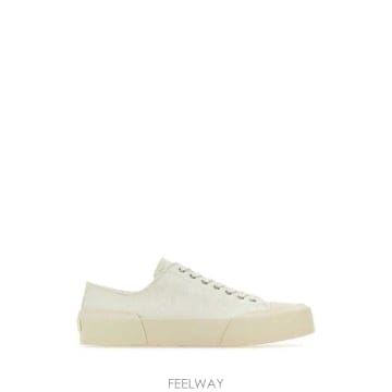 인더샵 JIL SANDER 캔버스 로우탑 스니커즈