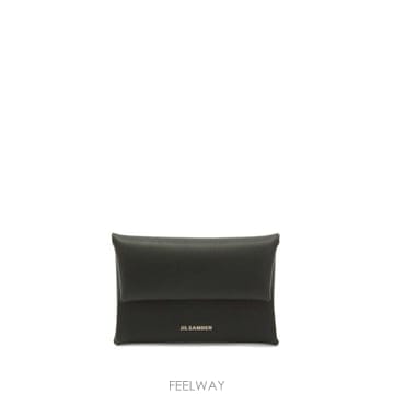 인더샵 JIL SANDER 로고 디테일 레더 지갑