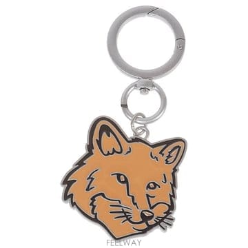 인더샵 Maison Kitsune 메종키츠네 오렌지 키링