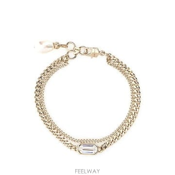인더샵 Alexander McQUEEN 알렉산더 맥퀸 골드 팔찌