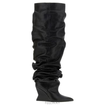 인더샵 BALMAIN 발망 블랙 하이 부츠