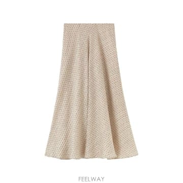 인더샵 Loro Piana 로로피아나 베이지 스커트