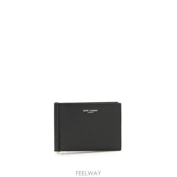 인더샵 SAINT LAURENT 생로랑 블랙 머니 클립