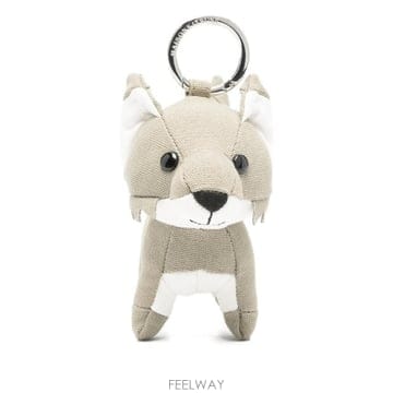 인더샵 Maison Kitsune 메종키츠네 그린 키링