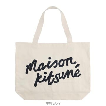 인더샵 Maison Kitsune 메종키츠네 베이지 토트백