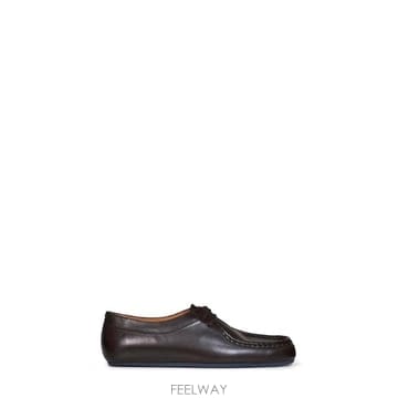 인더샵 JIL SANDER 질샌더 브라운 레이스업 슈즈