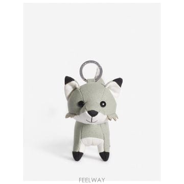 인더샵 Maison Kitsune 메종키츠네 그린 키링