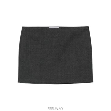 당일배송 지방시 스트레이트 울 미니 스커트