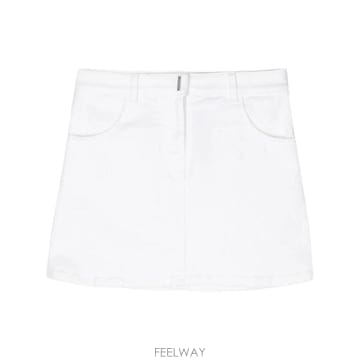 당일배송 지방시 4G 모티프 데님 미니 스커트
