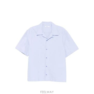 지방시 파리 로고 지그재그 스티칭 반팔 셔츠