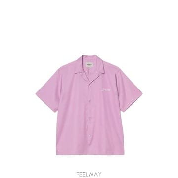 당일배송 칼하트 로고 자수 반소매 셔츠