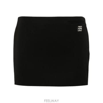 지방시 미니 스커트 블랙