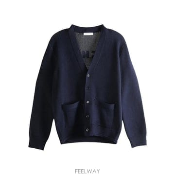 지방시 V넥 버튼 업 가디건