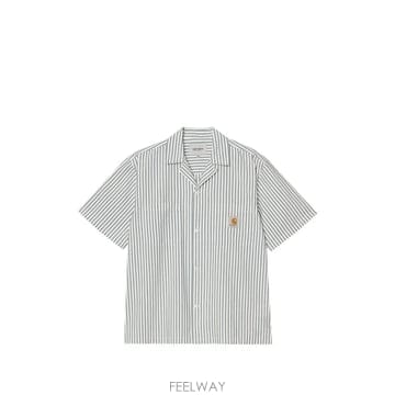 당일배송 칼하트 리벨 스트라이프 포켓 셔츠