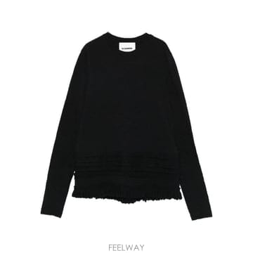 당일배송 질샌더 울 혼방 스웨트셔츠