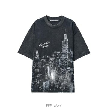 당일배송 알렉산더왕 그래픽 프린트 티셔츠