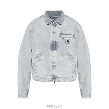 Į W 에머리 지퍼 프런트 크롭 재킷